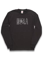[Hula Collection] Honi Pua HULA Hibiscus Outline Unisex Hawaiian Long Sleeve T-Shirt