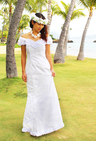 Muumuu sales wedding dress