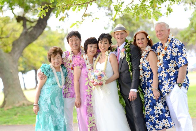 ハワイ結婚式お写真