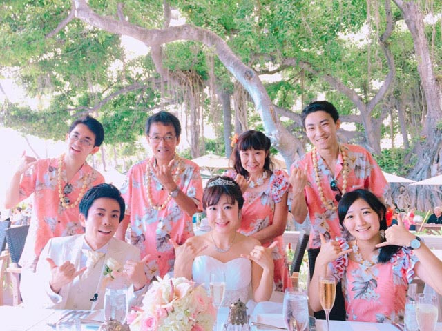 ハワイ結婚式お写真