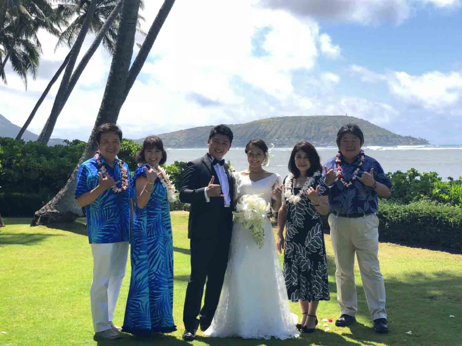 ハワイ結婚式お写真