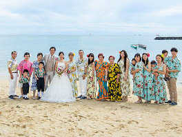 ハワイ結婚式写真