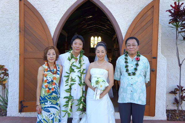 ハワイ結婚式お写真