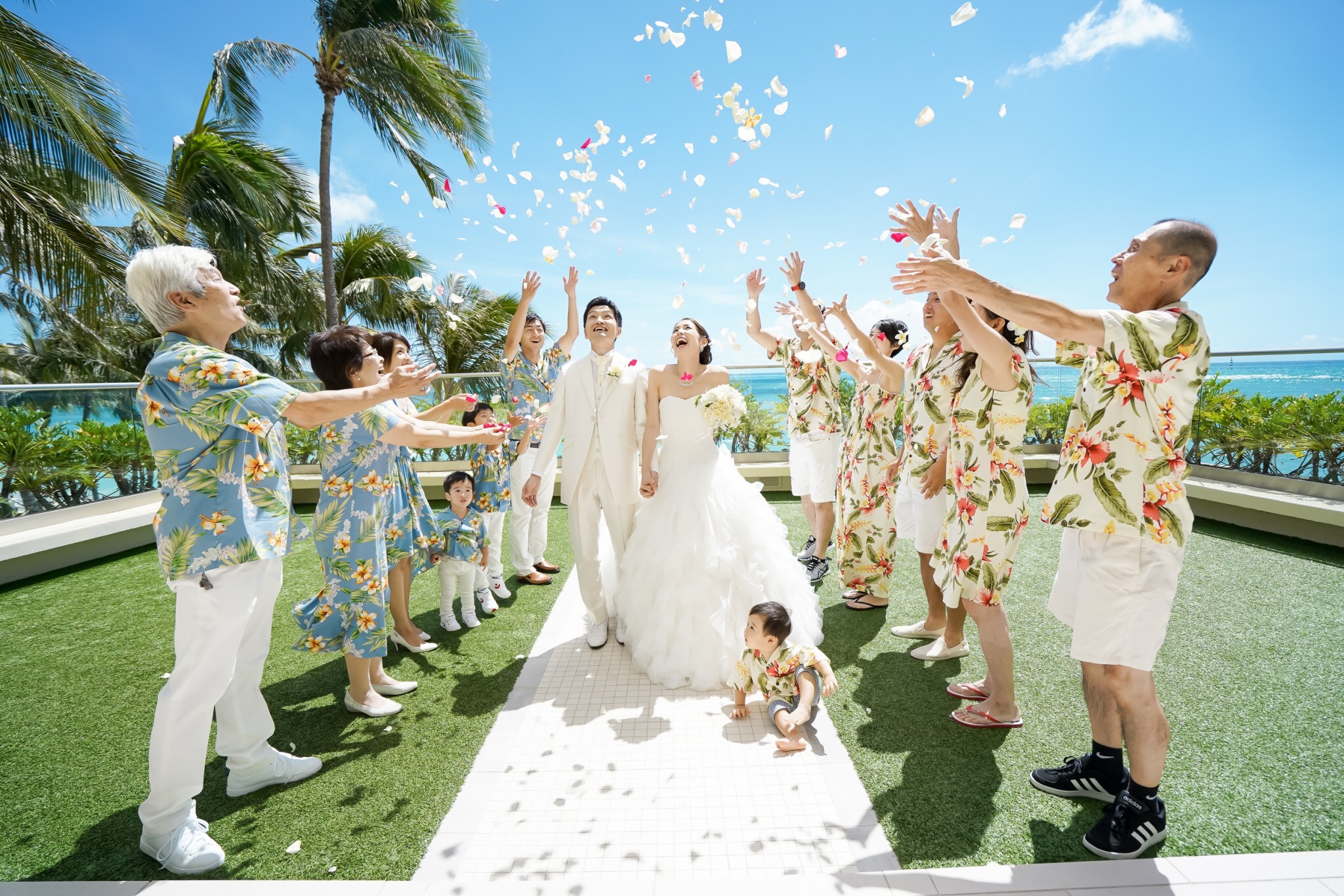 ハワイ結婚式お写真