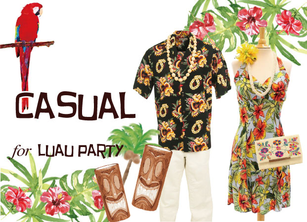 hawaiian themed women's clothing