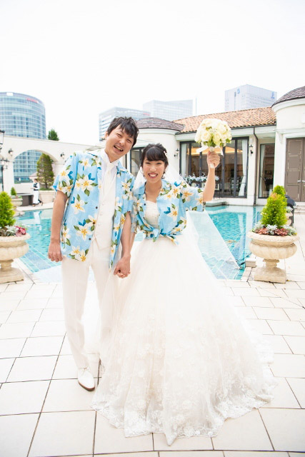 ハワイ結婚式お写真