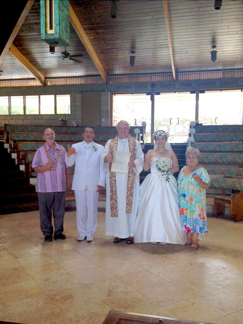 ハワイ結婚式お写真