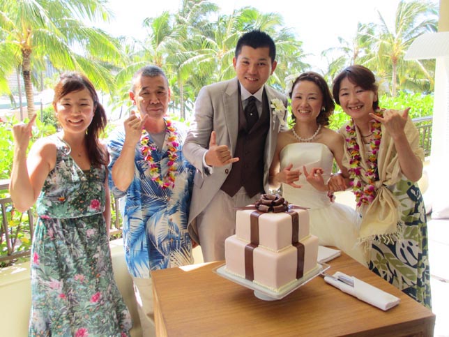 ハワイ結婚式お写真