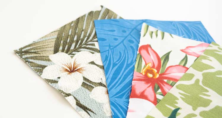 Hawaiian Curtain fabric sample