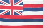Pareo Island Hawaiian Flag Premium Hand Printed Pareo Sarong