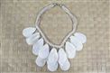 Teardrop White Tahitian Shell Necklace