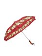 Hibiscus &amp; Leaf Red Hawaiian Design Umbrella