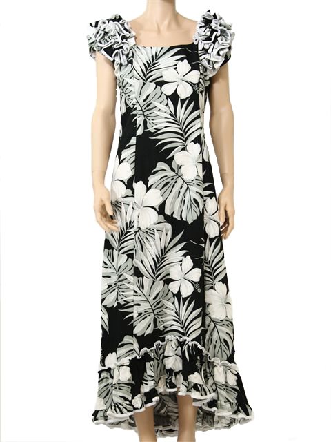 Black muumuu clearance