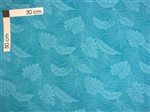 Monstera Turquoise Poly Cotton LMH-04-331