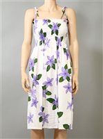 Pacific Legend Plumeria Purple Tube Dress