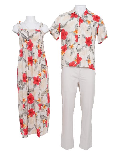 Hawaiian Couple Outfits for Party & Luau