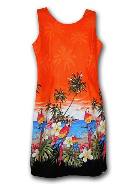 hawaiian tank dress