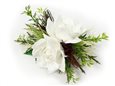 White Gardenia Paradise Hair Clip 7&quot;