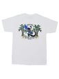 Island Gecko White Cotton Men&#39;s Hawaiian T-Shirt