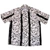 Diamond Head Classic Hibiscus Black Rayon Men&#39;s Hawaiian Shirt