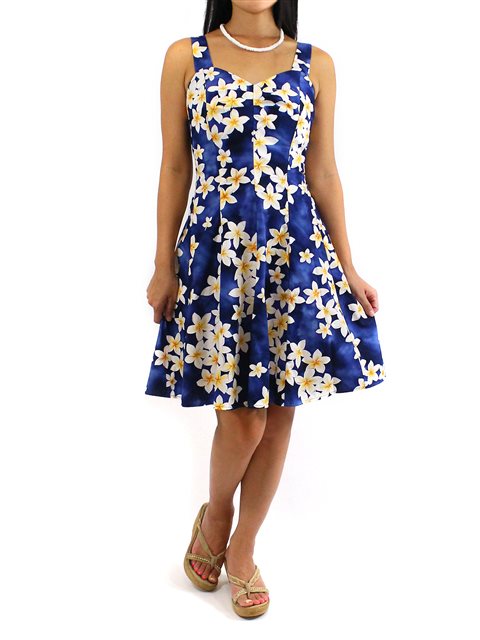 blue cotton sundress