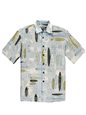 Kahala Shaping Room Surf Rayon/Cotton Men's Hawaiian Shirt