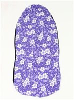 Hibiscus & Fern Lavender Car Seat Cover 2Piece Set