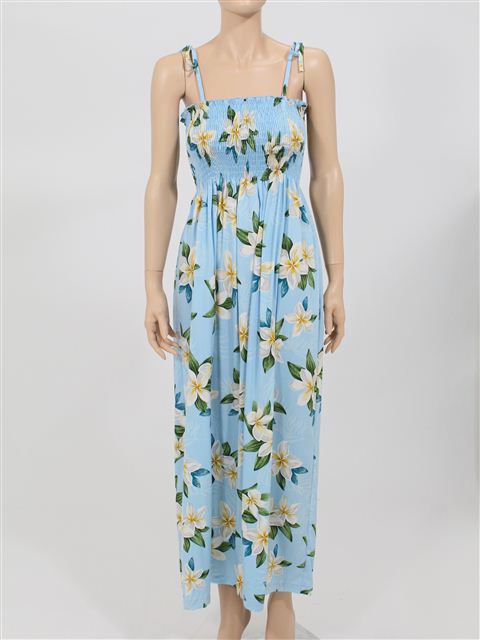 light blue summer maxi dress