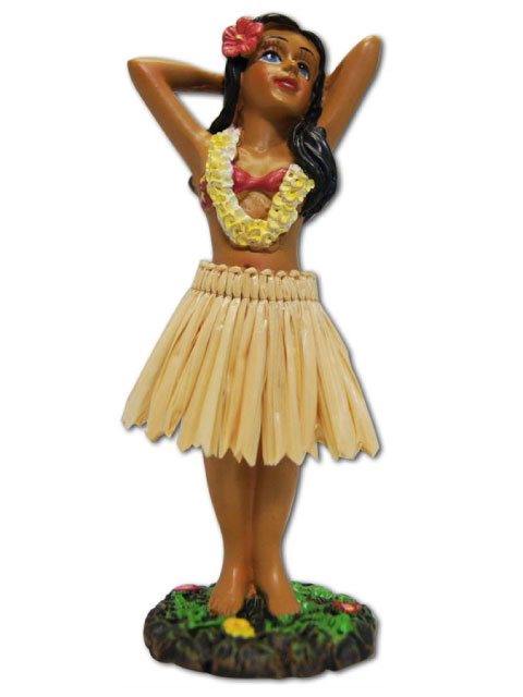 hula man dashboard doll