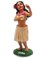 Aloha Hula Girl Miniature Dashboard Hula Doll