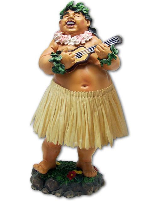 hula man dashboard doll