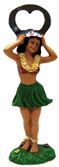 Hula Girl Dancing Pose Hawaiian Bottle Opener