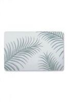 Island Heritage Palm Leaves Sage Translucent Placemat