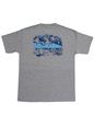 North Shore Gray Cotton Men&#39;s Hawaiian T-Shirt