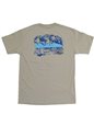 North Shore Beige Cotton Men&#39;s Hawaiian T-Shirt