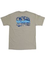 North Shore Beige Cotton Men's Hawaiian T-Shirt
