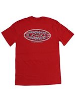 Hawaii Red Cotton Men's Hawaiian T-Shirt