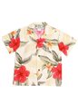 Two Palms Leilani Cream Rayon Boys Hawaiian Shirt