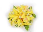 Yellow Spider Lily Hair Clip 4"x 4.5"