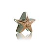 Paradise Collection Sterling Silver with Rose Gold Maile Hawaii Beads Starfish Pendant