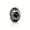 Paradise Collection Sterling Silver with Black Enamel Maile Hawaii Beads HONU Ring Pendant