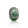 Paradise Collection Sterling Silver with Green Enamel Maile Hawaii Beads HONU Ring Pendant
