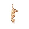 Paradise Collection Sterling Silver with Rose Gold Seahorse Charm