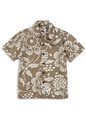 Kahala Duke&#39;s Pareo Bark Cotton Boys Hawaiian Shirt