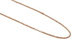 Paradise Collection Sterling Silver Rose Gold Coated Mini Charm Chain 16 inches / 18 inches
