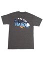 Surf Hawaii Gray Cotton Men&#39;s Hawaiian T-Shirt