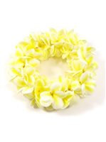 Yellow Aloha Plumeria Double Headband (Haku Lei)