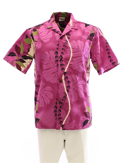 hot pink hawaiian shirt