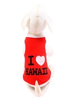 I Love Hawaii Red Small Dog Tank top
