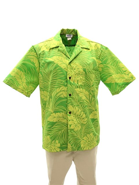 green hawaiian shirt